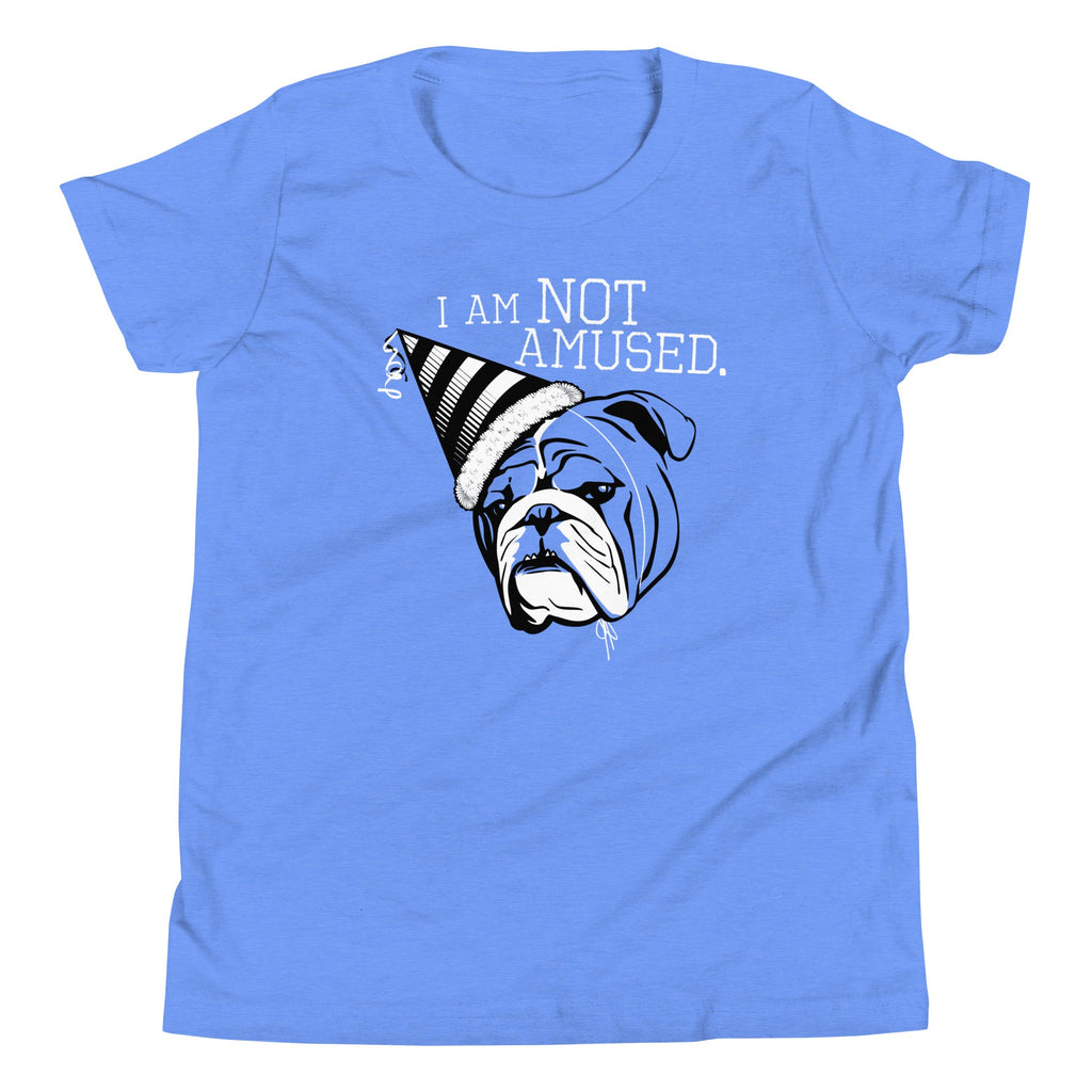 I Am Not Amused Kid's Youth Tee product image 3