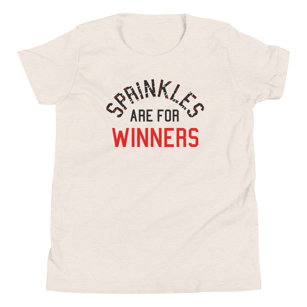 Sprinkles Are For Winners Kid's Youth Tee product image 3