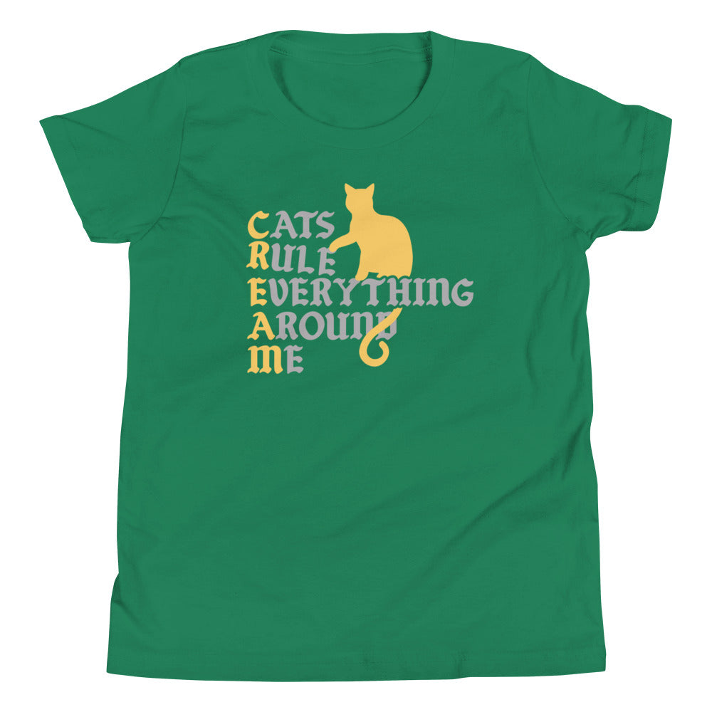 Cats Rule Everything Around Me Kid's Youth Tee product image 6