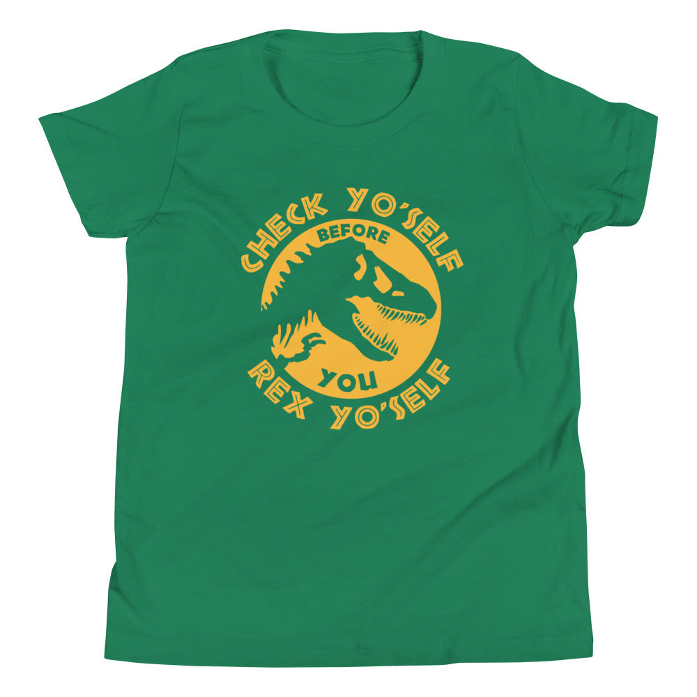 Check Yo'Self Before You Rex Kid's Youth Tee product image 5