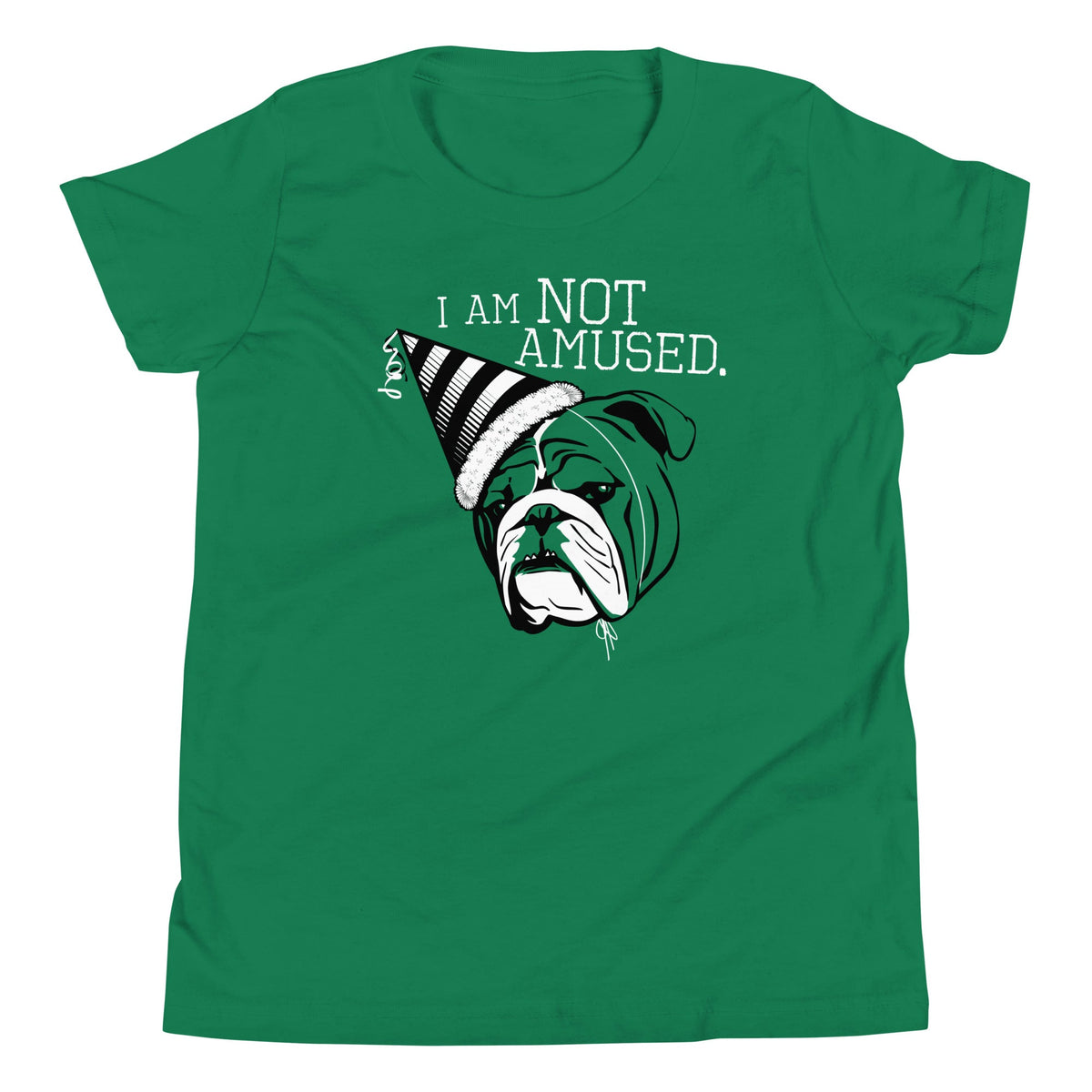 I Am Not Amused Kid's Youth Tee product image 2