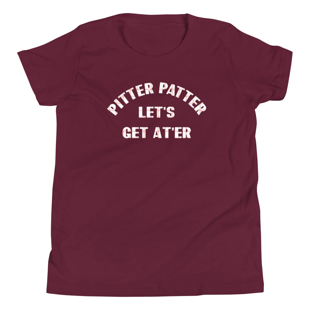 Pitter Patter Let's Get At'er Kid's Youth Tee product image 3