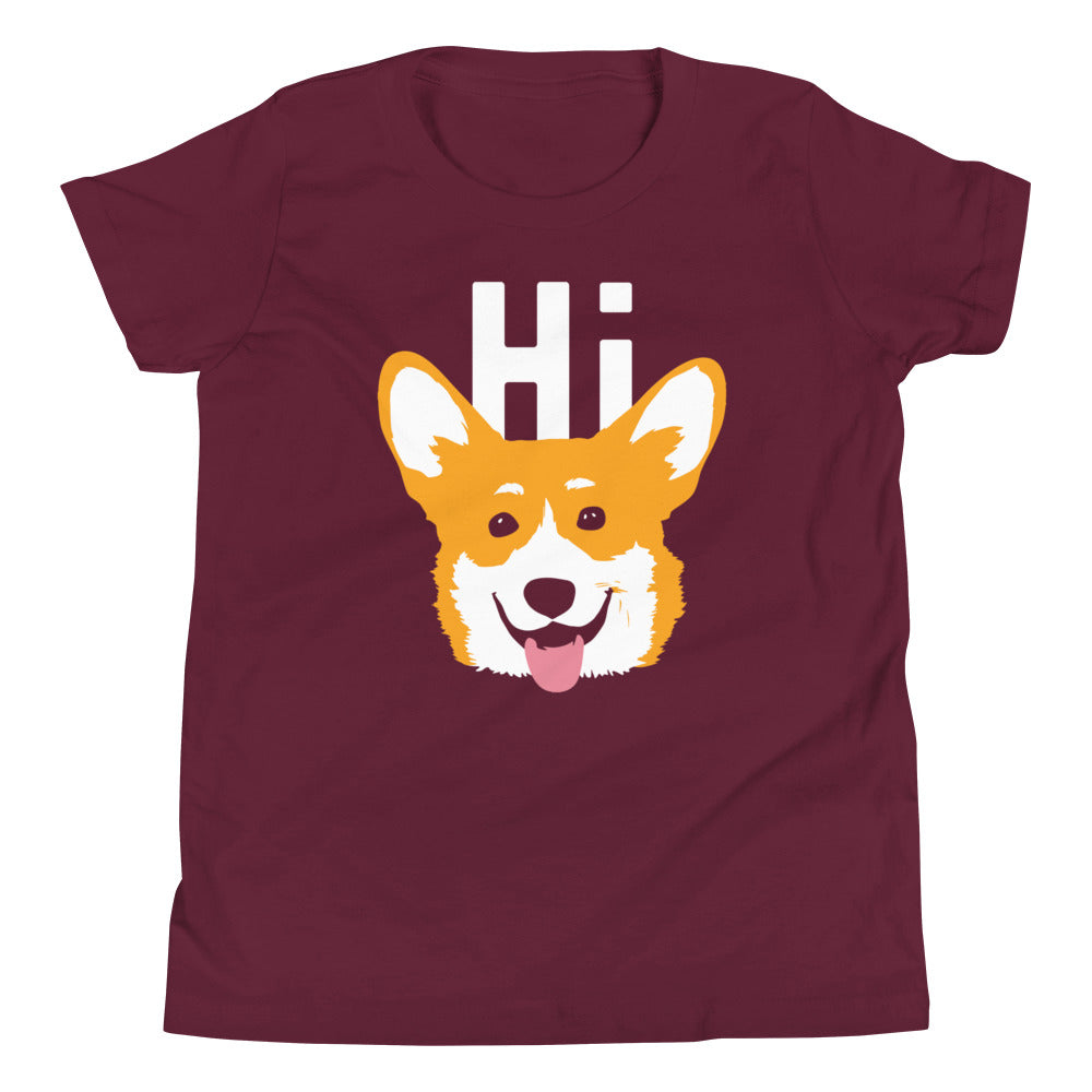 Hi Corgi Kid's Youth Tee product image 3