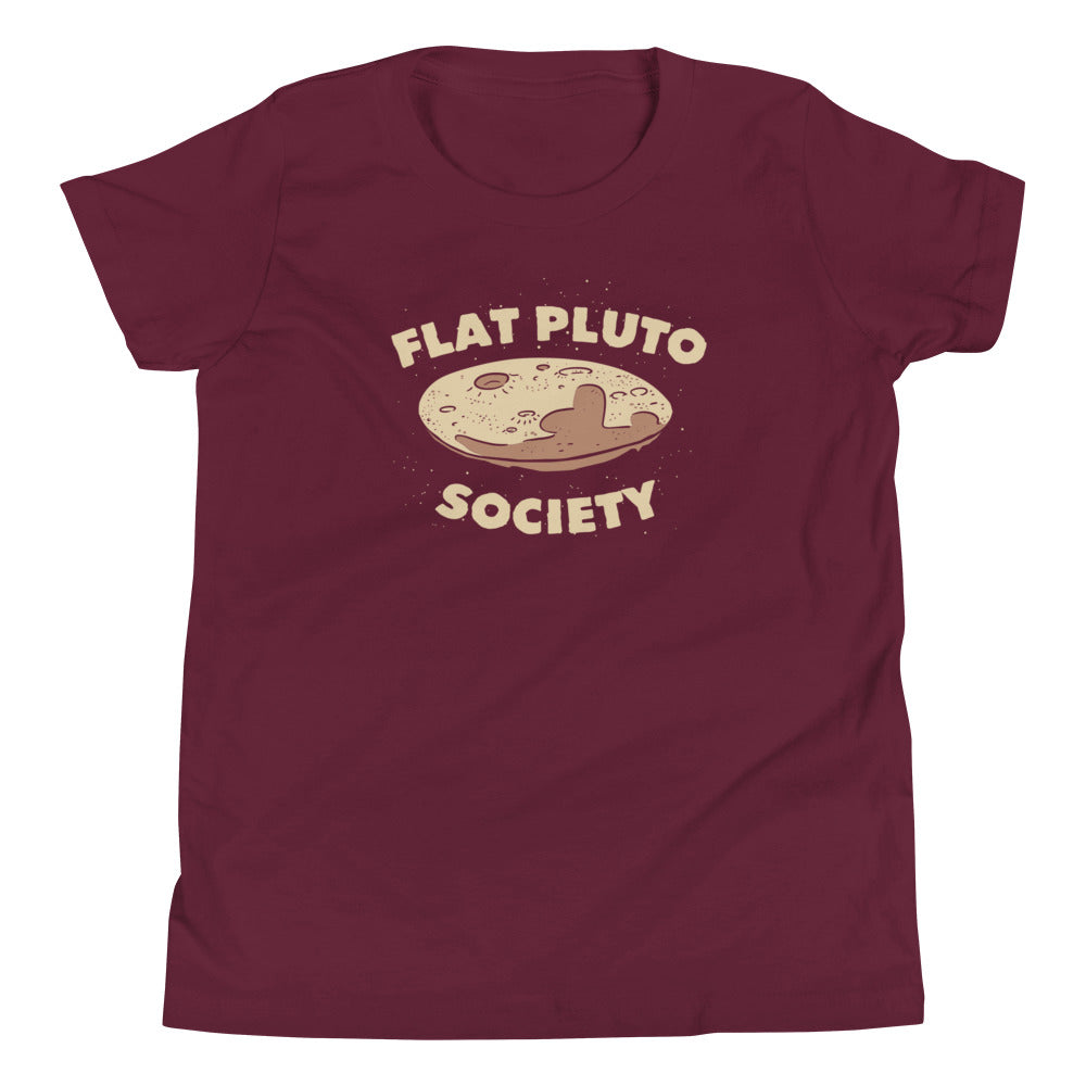 Flat Pluto Society Kid's Youth Tee product image 3