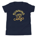 Running Late Is My Cardio Kid's Youth Tee product image 1