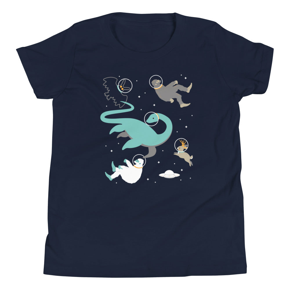 Cryptids In Space Kid's Youth Tee product image 2