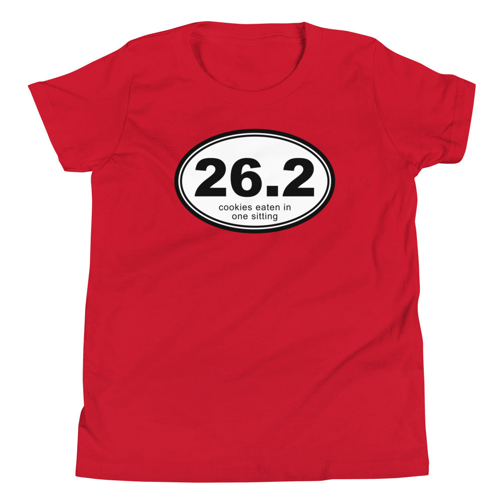 26.2 Cookies Eaten In One Sitting Kid's Youth Tee product image 2