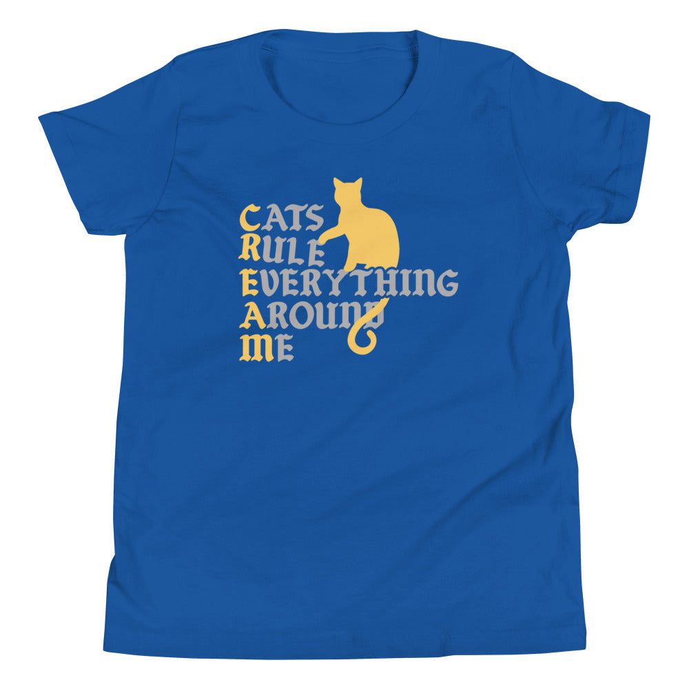 Cats Rule Everything Around Me Kid's Youth Tee product image 4