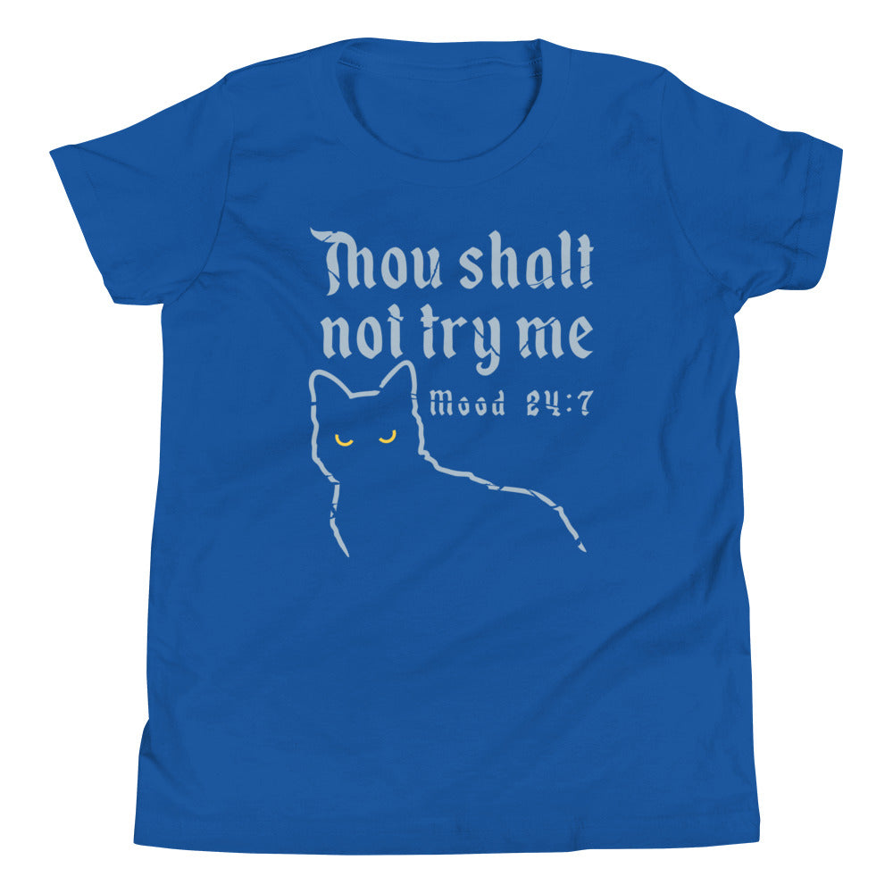 Thou Shalt Not Try Me Kid's Youth Tee product image 4