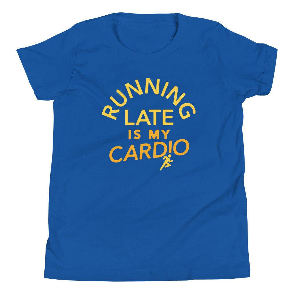 Running Late Is My Cardio Kid's Youth Tee product image 5