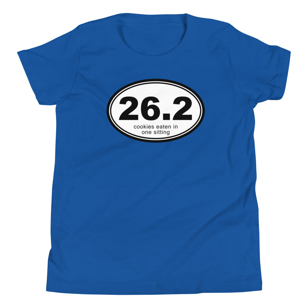 26.2 Cookies Eaten In One Sitting Kid's Youth Tee product image 3