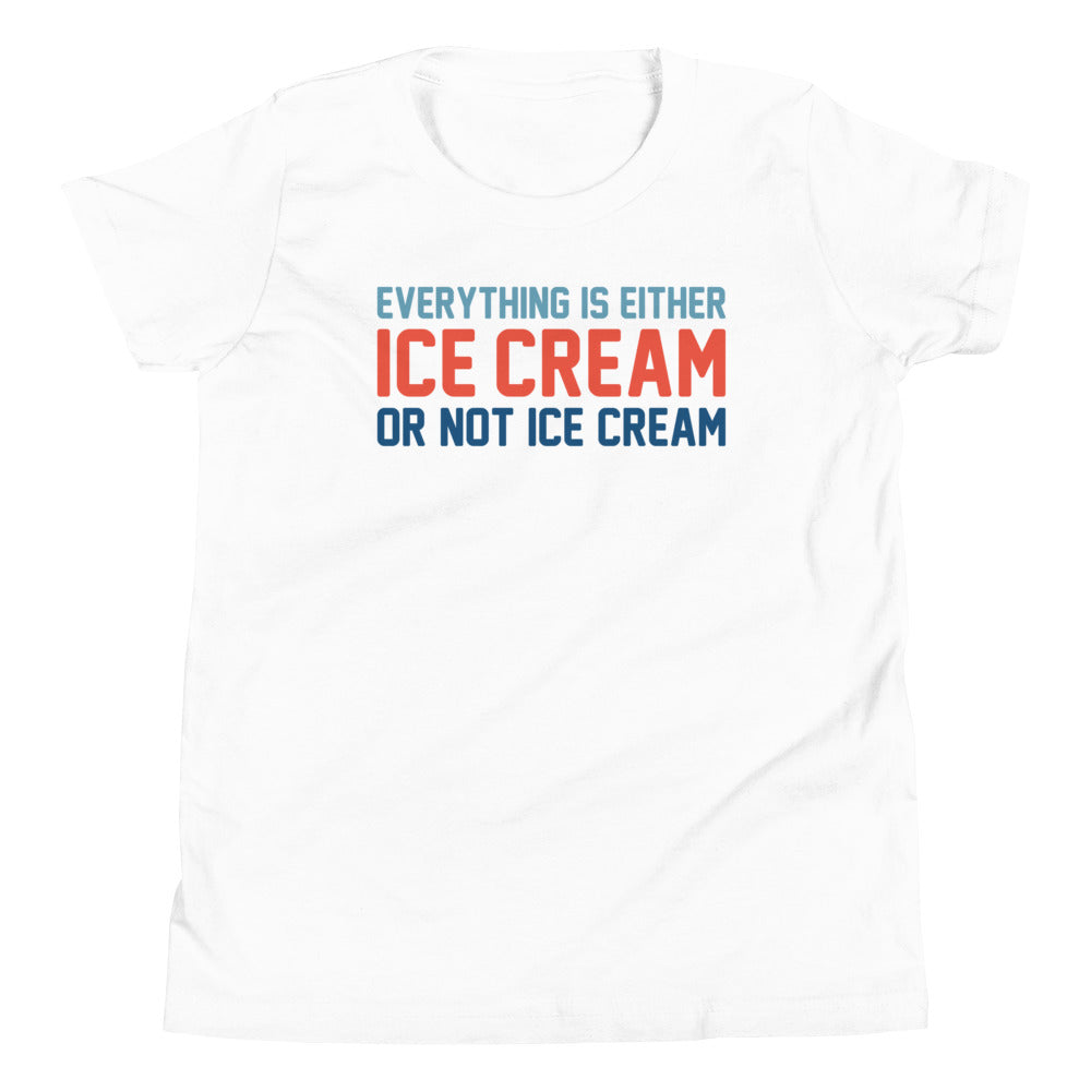 Everything Is Ice Cream Or Not Kid's Youth Tee product image 2